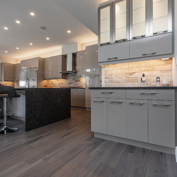 Modern Contemporary High Gloss Warm Tones
