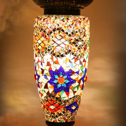 Pointy Mosaic Turkish Style Pendant Lighting 17cm - Pendant Lighting