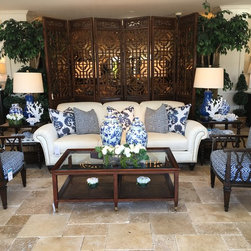 Blue & White - Living Room Furniture