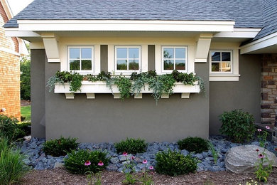 Craftsman exterior home idea in Minneapolis