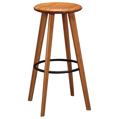 Mimosa 30" Bar Height Stool, Set of 2, Caramelized