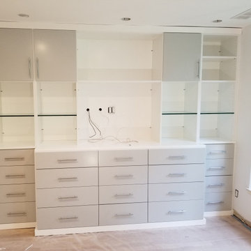White and Grey Entertainment Center - Waldorf, MD