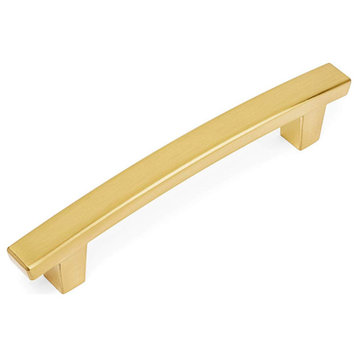 Cosmas 5237BB Brushed Brass Contemporary Arch Cabinet Pull