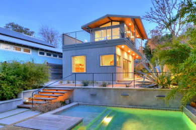 Modern exterior home idea in Austin