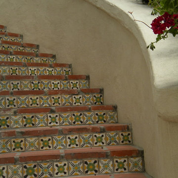 Mediterranean Staircase Riser Tiles