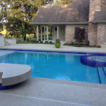 Pool with Accent Lighting