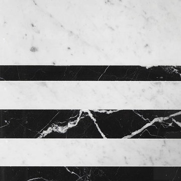 Art Deco Marble Bathroom