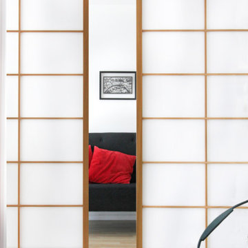 Porte coulissante japonaise