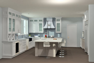 Kitchen design in process