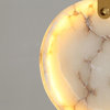 MIRODEMI® Amalfi Marble Ring Chandelier, 3 Lights, Cool Light 6000k, Non Dimmable