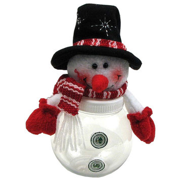 Snowman Treat Acrylic Jar