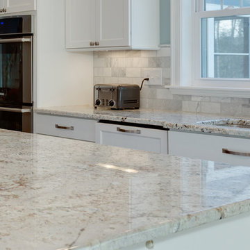Festive White Kitchen - New Construction