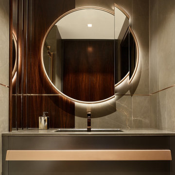 Люкс интерьер ванной в Квартире 120 кв. м. в Современном стиле