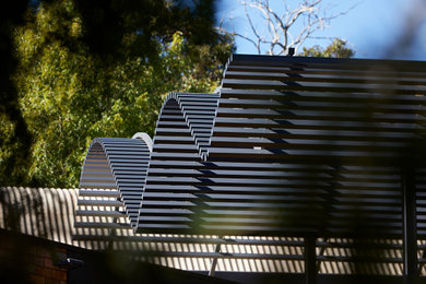 Moderne Veranda in Melbourne