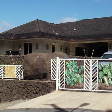 Custom Monstera Gate