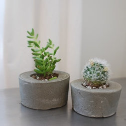 Handmade Concrete Planters - Home Decor