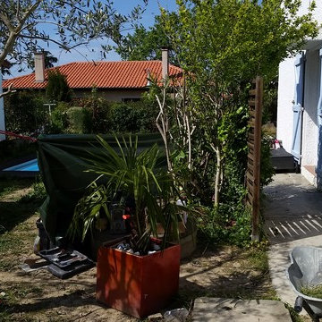 Jardin de ville - réintégrer la piscine