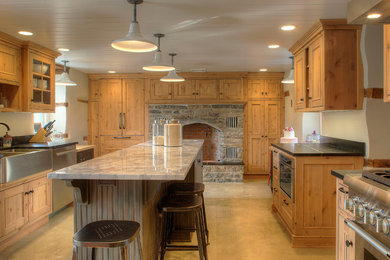 Arts and crafts kitchen photo in Philadelphia