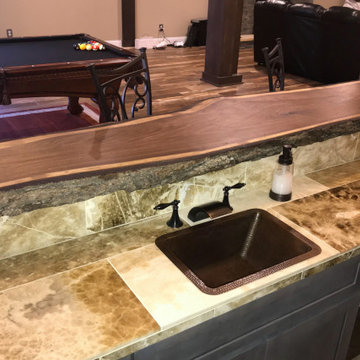 17" Rectangle Copper Bar Sink w/ 2" Drain Opening (BRECDB2)