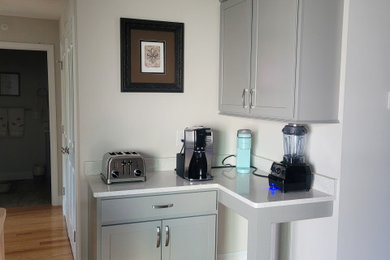 Minimalist kitchen photo in Boston
