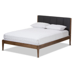 Clifford Platform Bed Transitional Platform Beds by Baxton