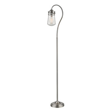 Celeste 1-Light Floor Lamp, Brushed Nickel