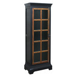 ELK Lighting - ELK Home 6019504 Modern America 1-Door Cabinet - This 1-door display cabinet is perfect for books or decorative items