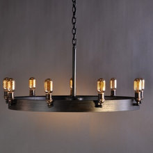 wagonwheel chandelier