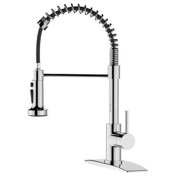 HZ10024 Androme Pull Down Kitchen Faucet, Chrome