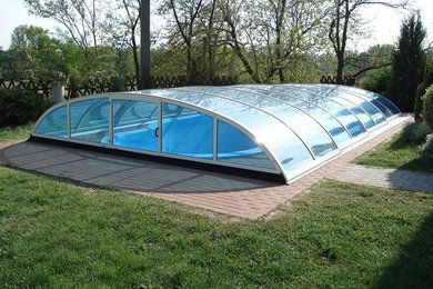 This is an example of a modern pool in Malmo.