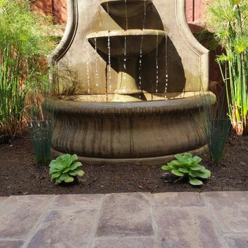 Spanish courtyard and kitchen garden
