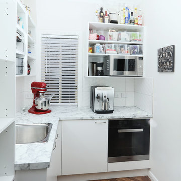 Black & White Classic Kitchen & Butler's Pantry