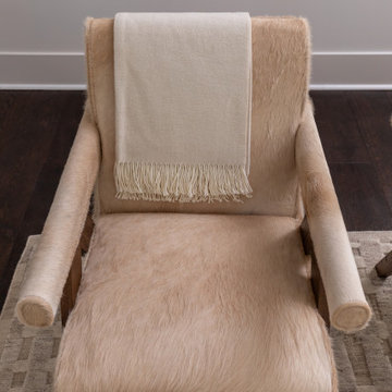 Raleigh NC Interior Design — Transitional Open-Concept Living with Bold Accents