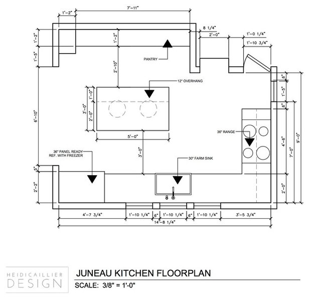 Floor Plan Heidi Callier/ Juneau Kitchen
