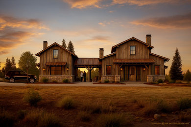 Rustic Barn style home