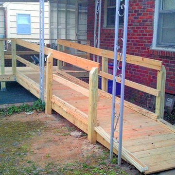 Wheelchair Ramp with Deck