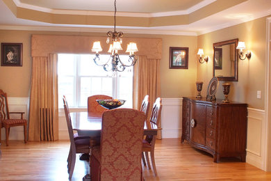 Elegant dining room photo in Providence