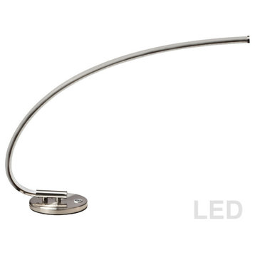 LED Table Lamp, 18 Watt, Satin Chrome