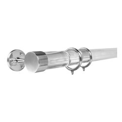 Acrylic Drapery Hardware - Curtain Rods