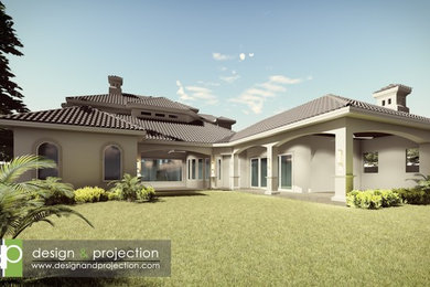 Inspiration for a contemporary home design remodel in Other