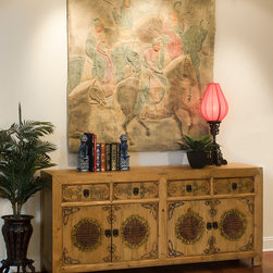 Elmwood Tang Longevity Motif Cabinet - Buffets And Sideboards