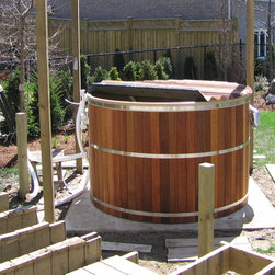 Assembling as Cedar Hot Tub - Lifestyle And Leisure