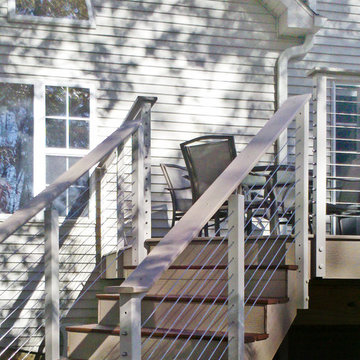 Belleville, IL: Clay Aluminum Posts & Support for Customer-Supplied Top Rail