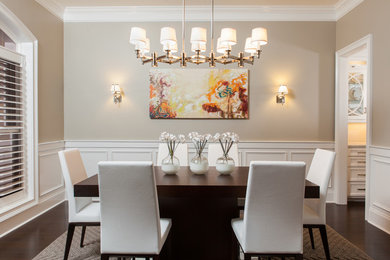 Inspiration for a contemporary dining room remodel in Atlanta