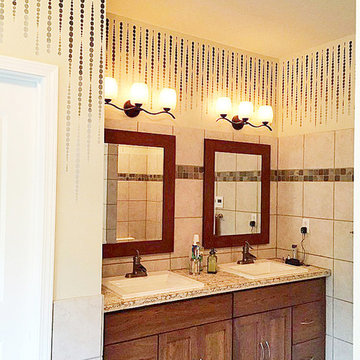 DIY Stenciled Bathroom