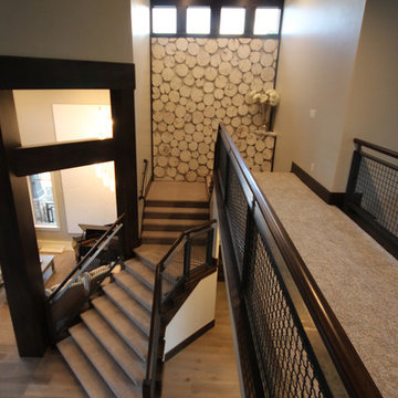 Custom Grid Paneled Balustrades