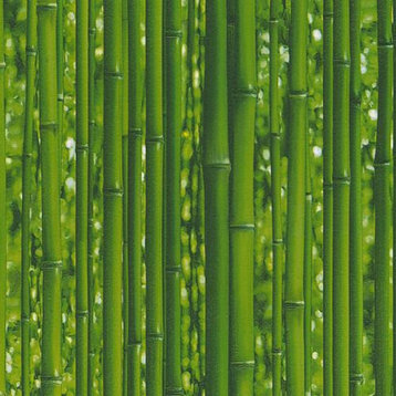 Textured Wallpaper Bamboo, 959361, Green, 1 Roll