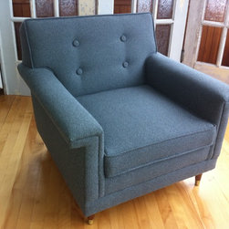 Jan's Blue Chair - Armchairs And Accent Chairs