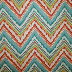 Chevron Cherade: Capri - Upholstery Fabric