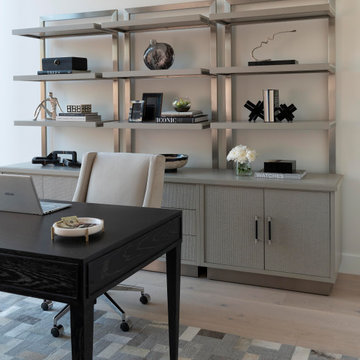 Legacy West High-Rise Condominium Transitional Furnishing